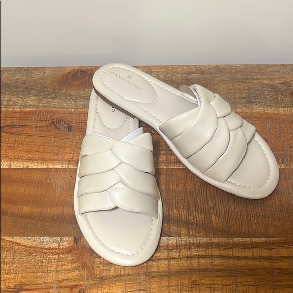 Bandolino Shoes - Bandolino Women's Cream Slide Sandals, Women’s 9.5